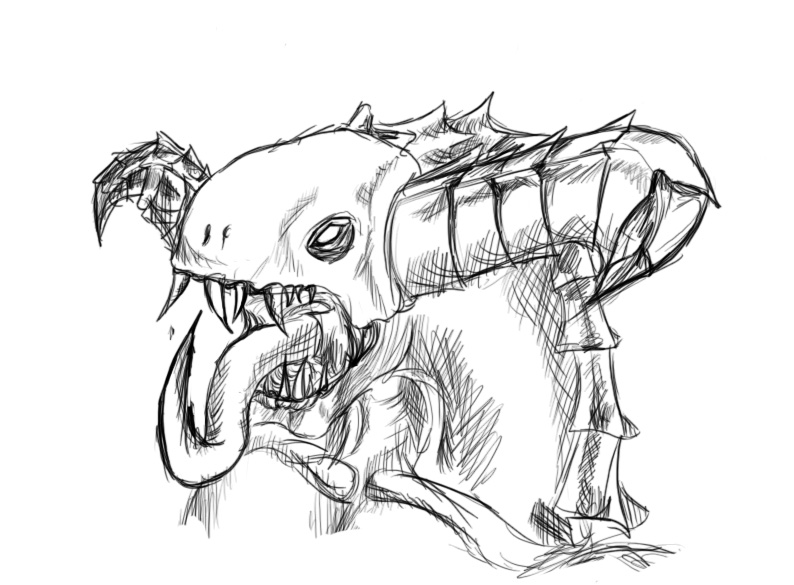 794x585 Inner Demon Sketch By Ghost010