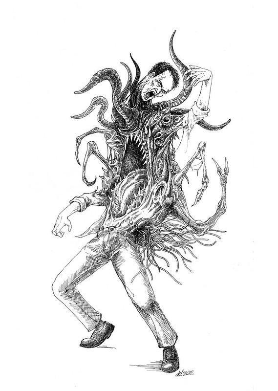 569x800 31 Best Skrill Images On Creepy Drawings, Macabre Art