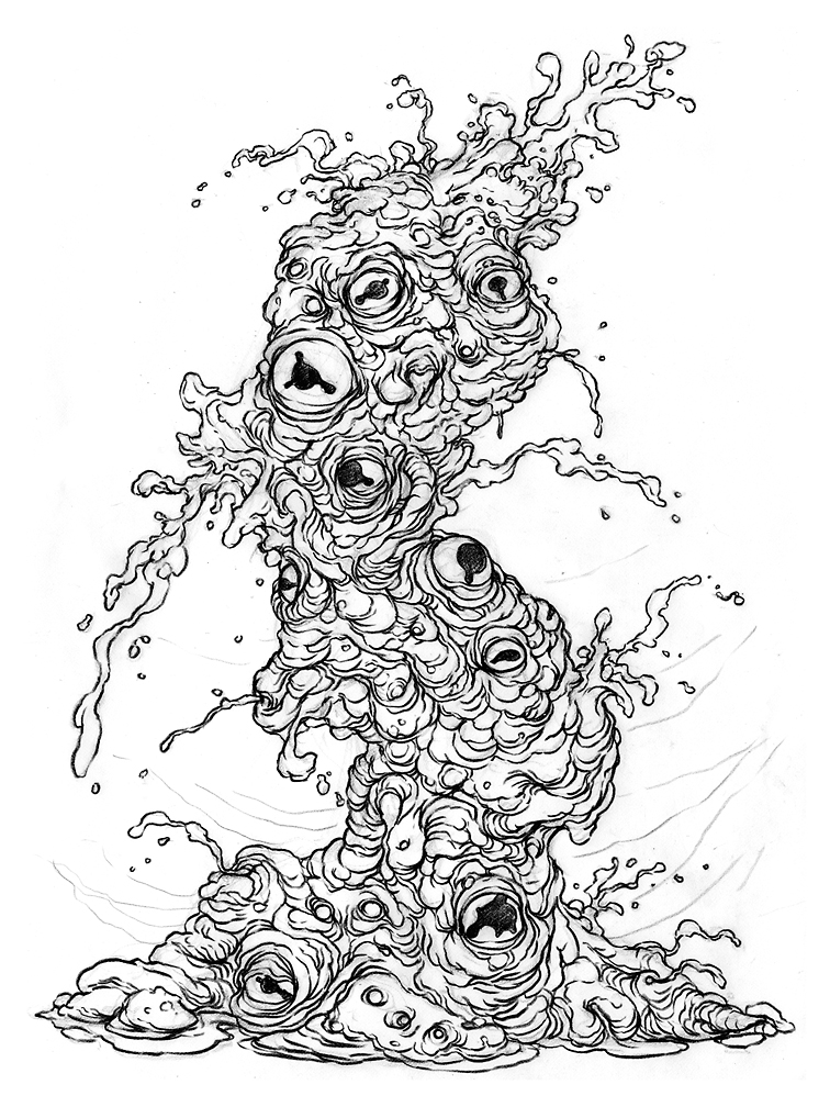 756x1008 The Doodles, Designs, And Art Of Christopher Burdett September 2011