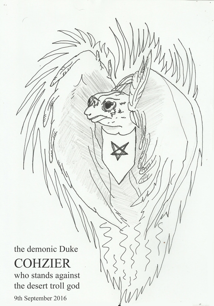 717x1024 The Demon Cohzier Who Stands Against The Of Abraham