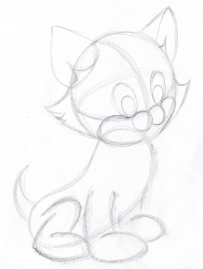 660x875 How To Draw Cartoon Kitten Easily And Effortlessly In Few Simple