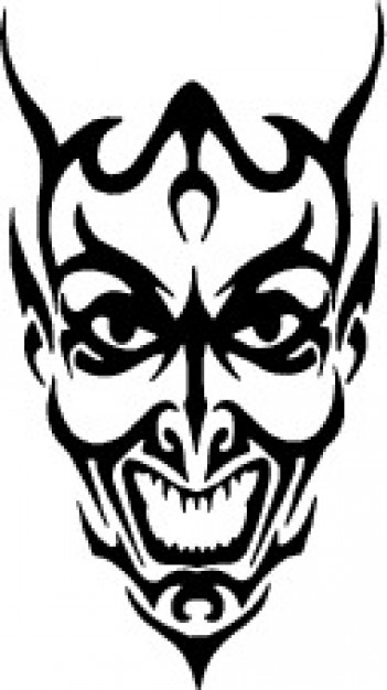 Demon Face Drawing at GetDrawings | Free download