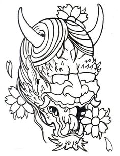 236x305 Demon Flash Outline By Vikingtattoo On Back Piece