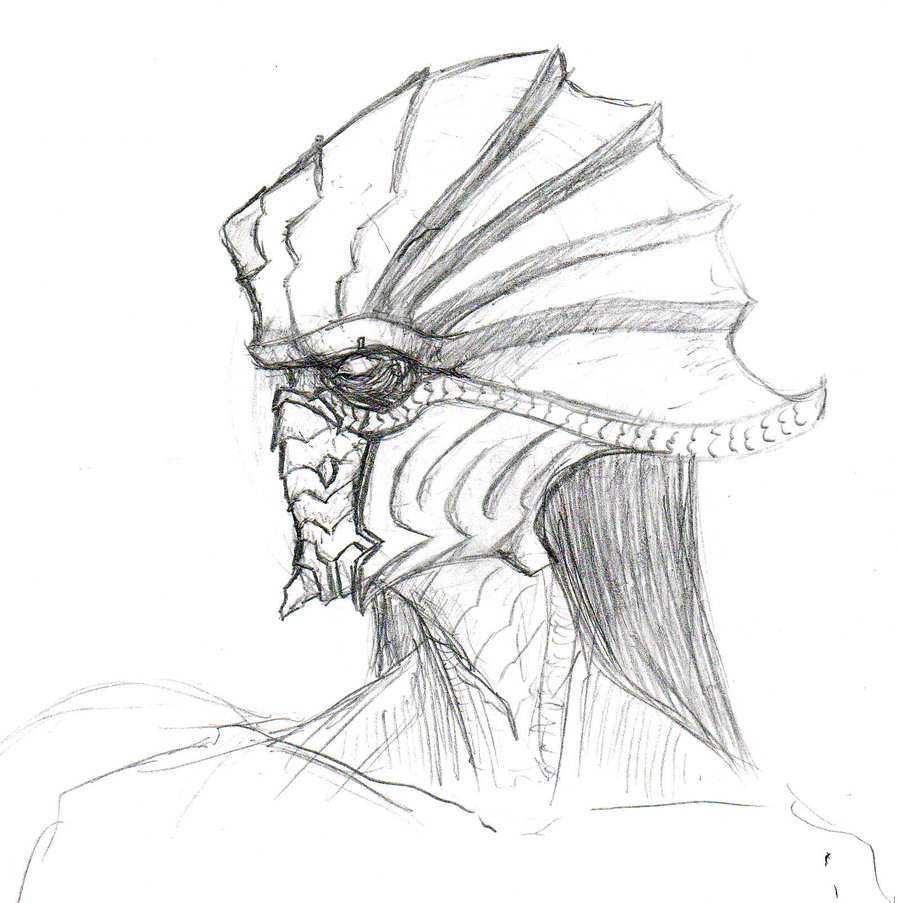 900x903 Demon Ninja Head By Djtassels