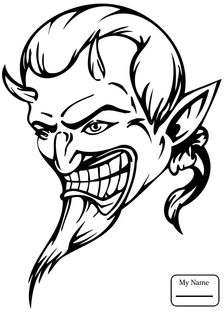 738x1028 Fantasy Mythology Flag With Demon Demons Devils Coloring Pages