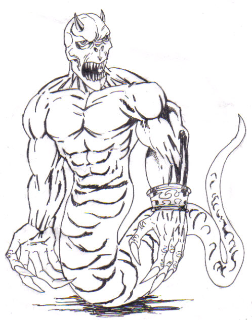 498x633 Drawing A Demon How To Draw Demons Hubpages