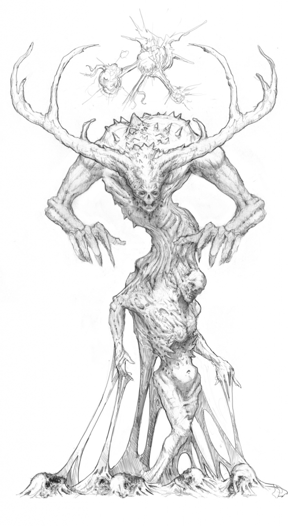 Demon Pencil Drawing at GetDrawings | Free download