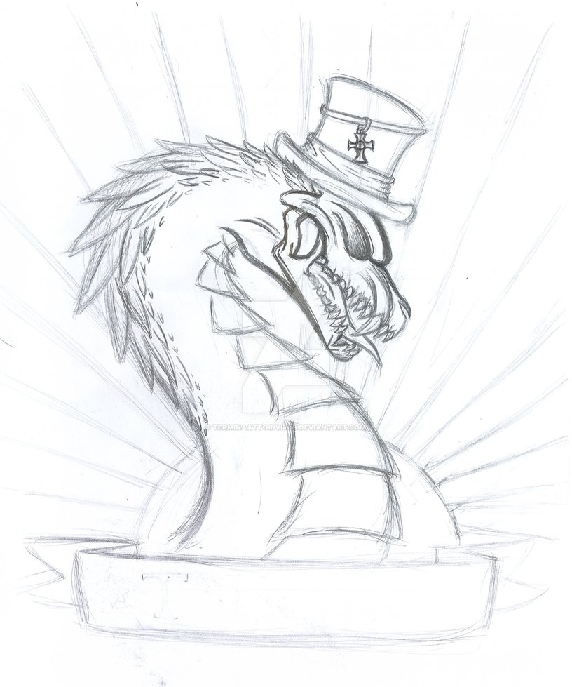 816x979 Snake Demon Tattoo