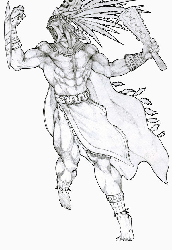 600x870 Aztec Demon By Skatkat1