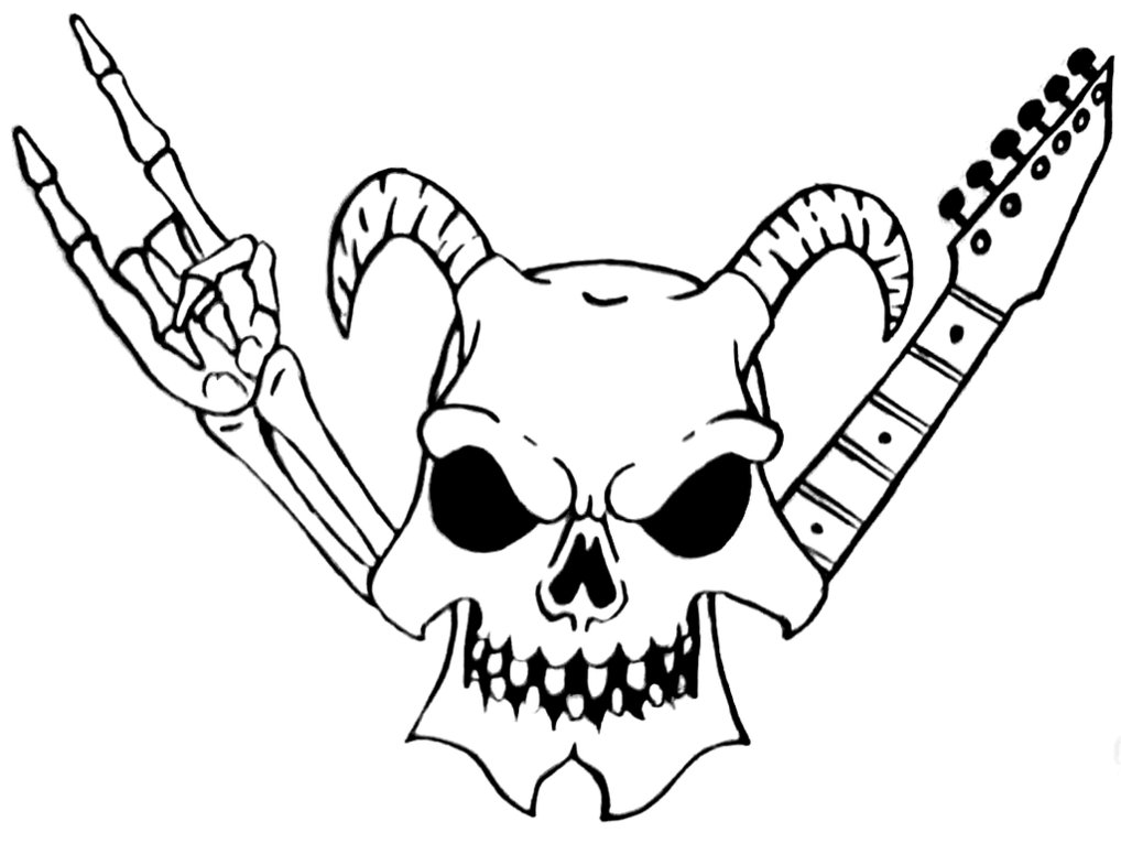 1018x785 Demon Skull 2 By Rotemavid