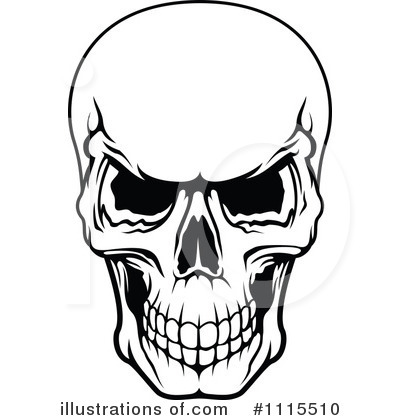 400x420 Demon Skull Clipart