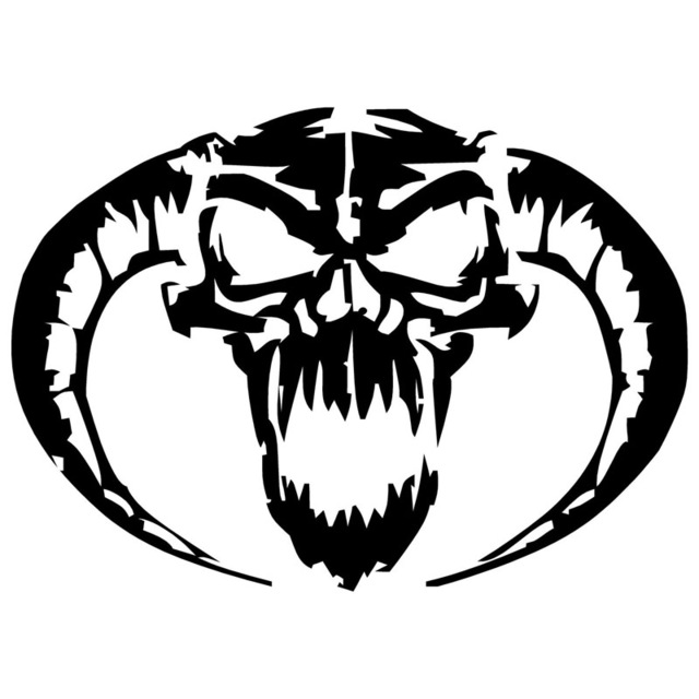 640x640 13.59.5cm Demon Skull Car Sticker Decal Motorcycle Personalized