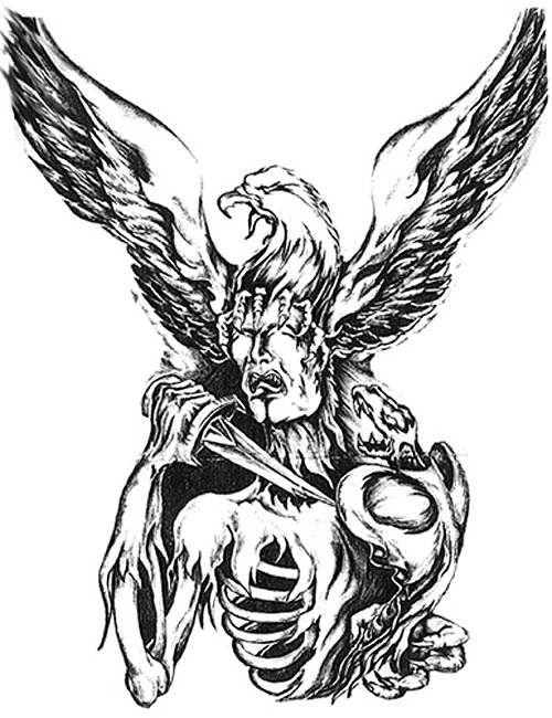 Demon Tattoo Drawing at GetDrawings | Free download
