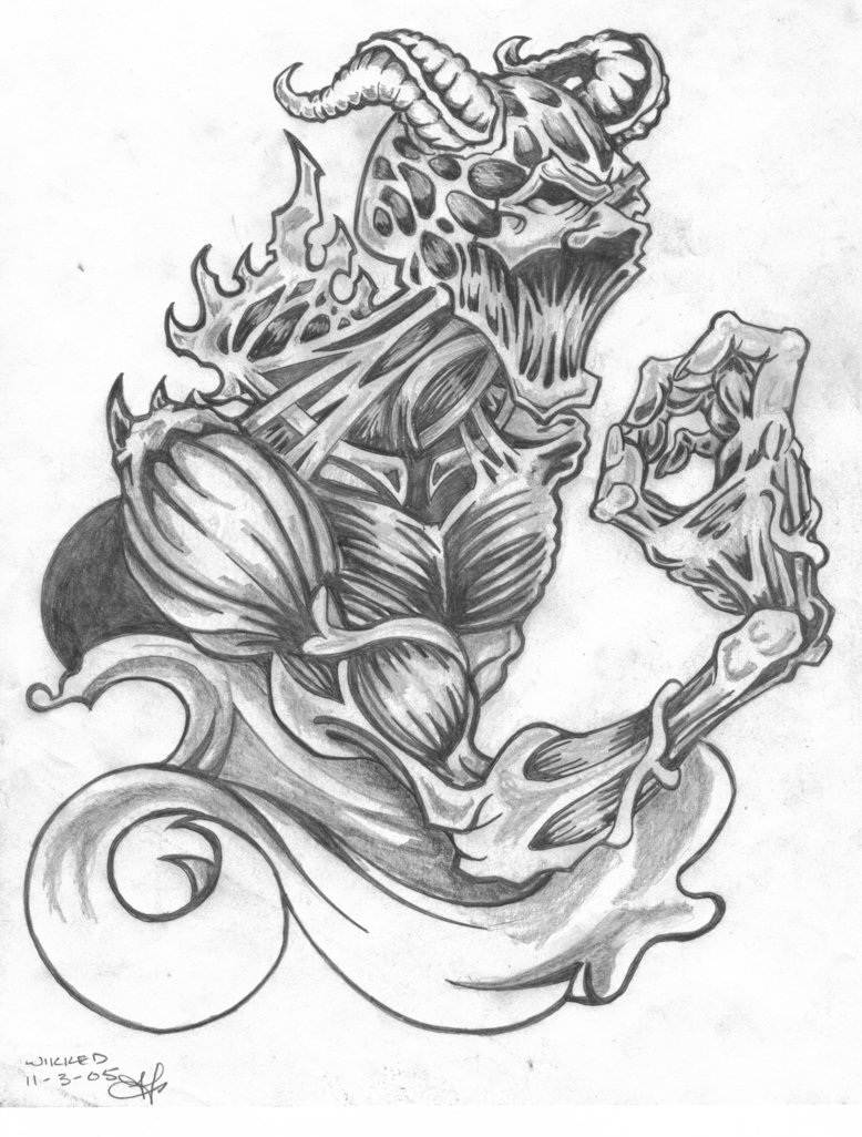 778x1026 Side Demon By Wikkedone