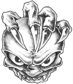 283x328 Angy Alien Tattoo Design Tattoo's Alien Tattoo
