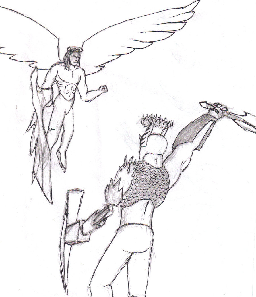 900x1045 Demon Angel Coloring Pages