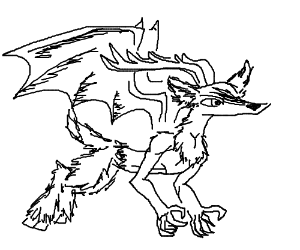 300x250 Dragon With Demon Wings