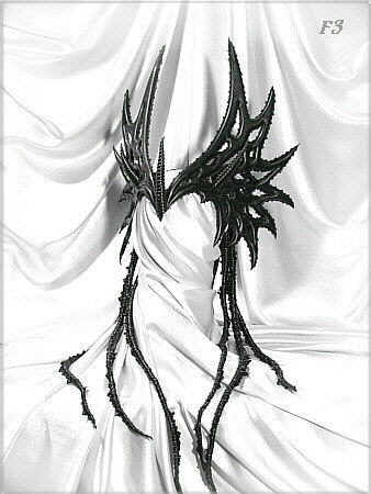 338x450 Demonic Fantasy Horned Wings Winged Crown