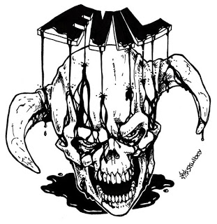 Demonic Skull Drawing at GetDrawings | Free download