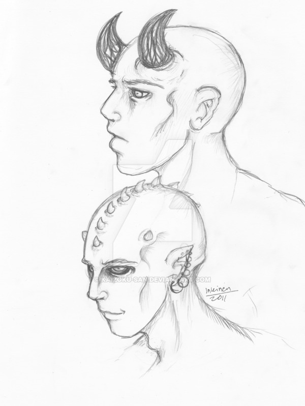 600x798 Drunken Drawings Of Demons By Kaizoku San