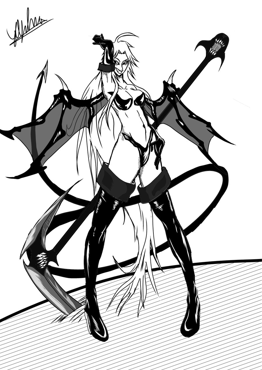 900x1270 Female Demon By Mrfuzzy332
