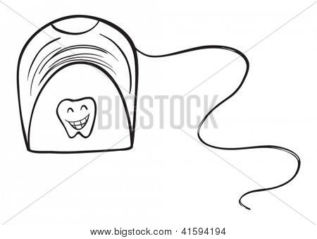 450x339 Illustration Dental Floss On White Vector Amp Photo Bigstock
