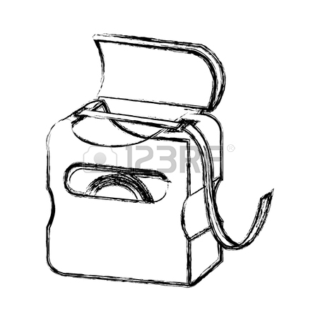 450x450 Dental Floss Isolated Icon Vector Illustration Graphic Design