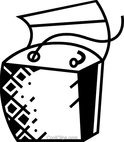 421x480 Dental Floss Royalty Free Vector Clip Art Illustration Vc074992