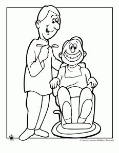 232x300 Dentist Coloring Pages Colouring For Snazzy Draw Photo Dentists