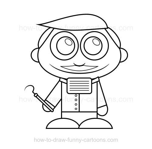 500x488 How To Draw A Dentist