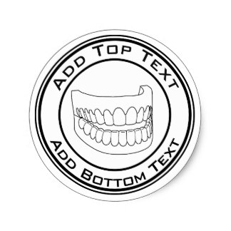 324x324 Denture Stickers Zazzle