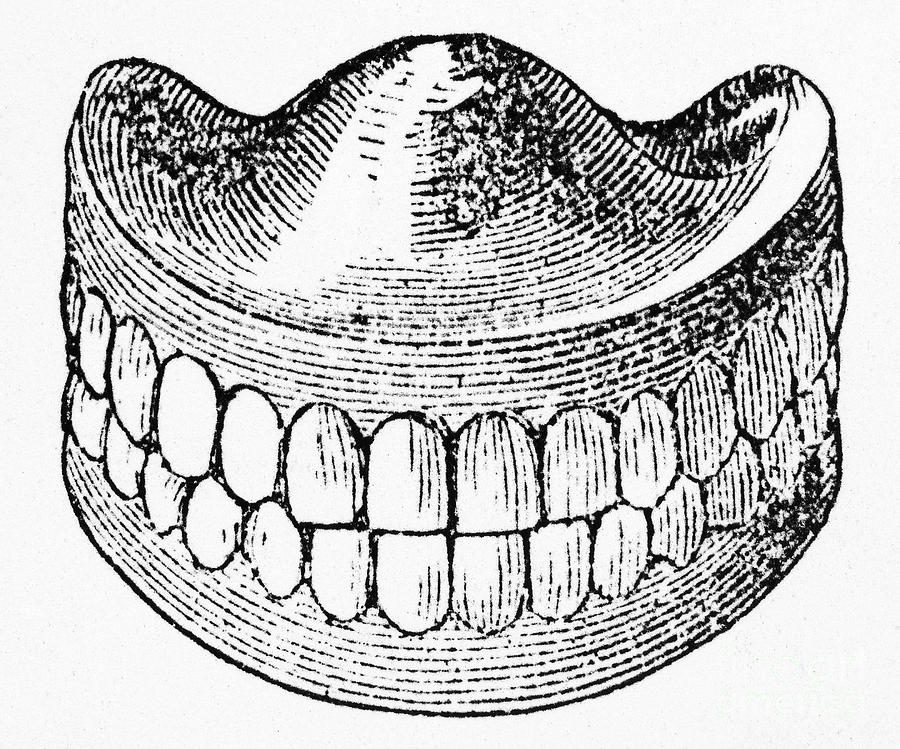 900x749 Dentures, 1853 Photograph By Granger