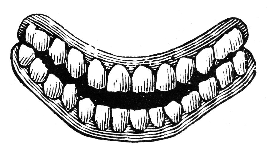 900x519 Dentures, 1900 Painting By Granger