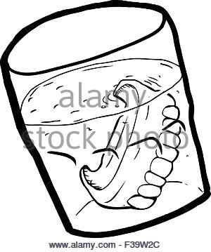 300x359 Sketch Of The Denture Stock Vector Art Amp Illustration, Vector