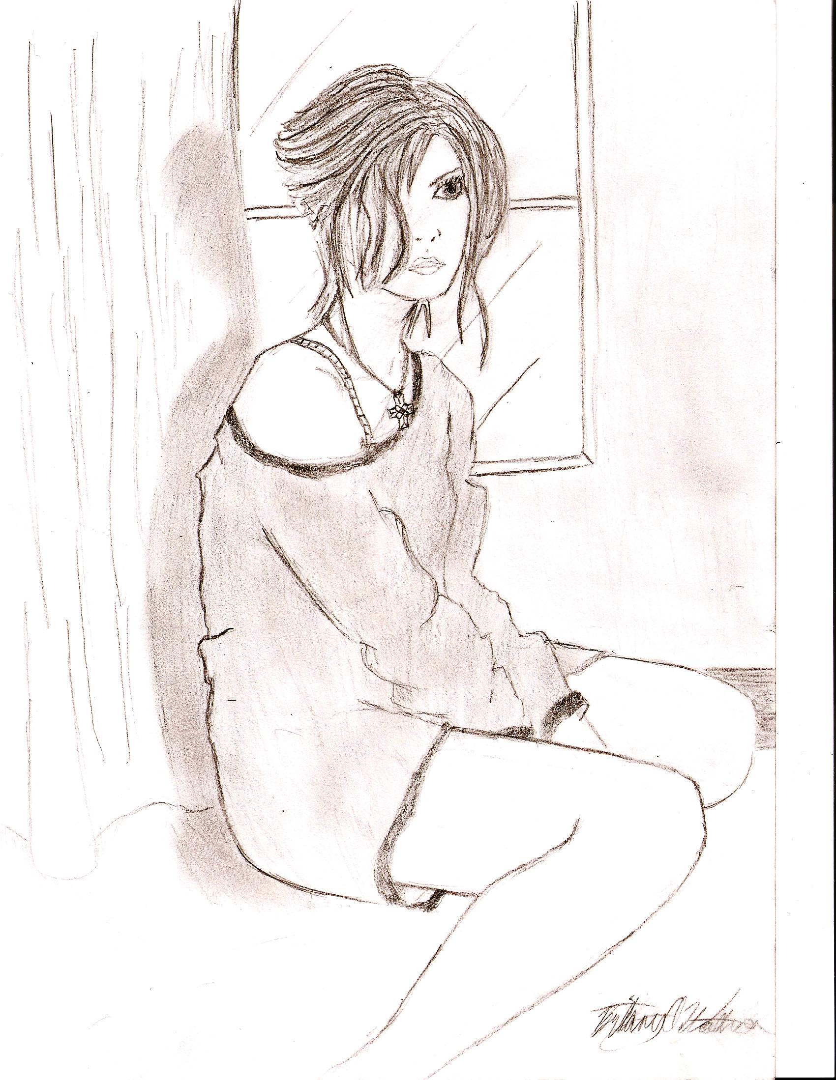 1700x2198 Alone Crying Girl Sketch For Drawing Depressed Girl Crying Drawing