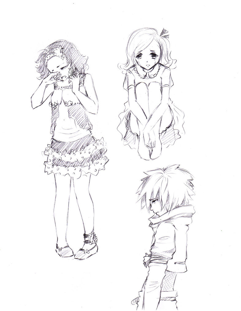 786x1016 Photos Of A Girl And Boy Crying Drawing Depressed Sad Anime Girl