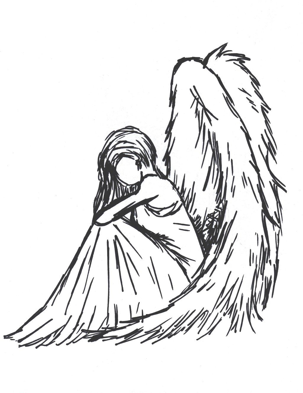 1024x1325 Gallery Easy Angel Drawings,