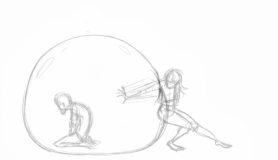 941x541 Sketch, Lather, Rinse, Repeat. Depression Concept