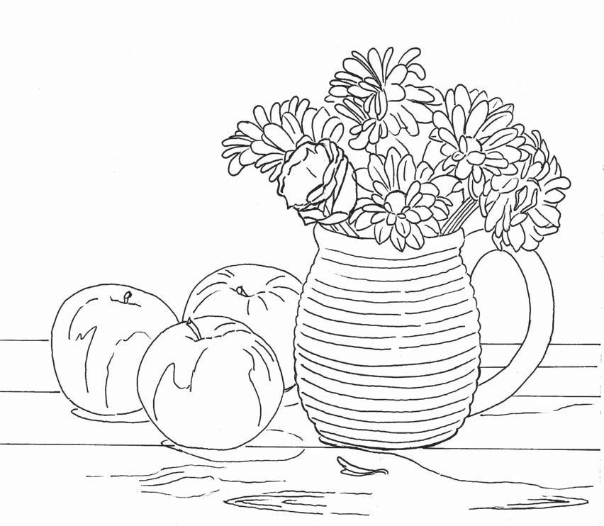 852x742 Learn To Create Depth By Painting This Still Life Floral Scene