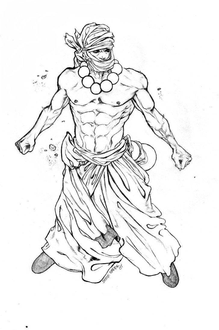 728x1098 Desert Warrior By Shanegreer