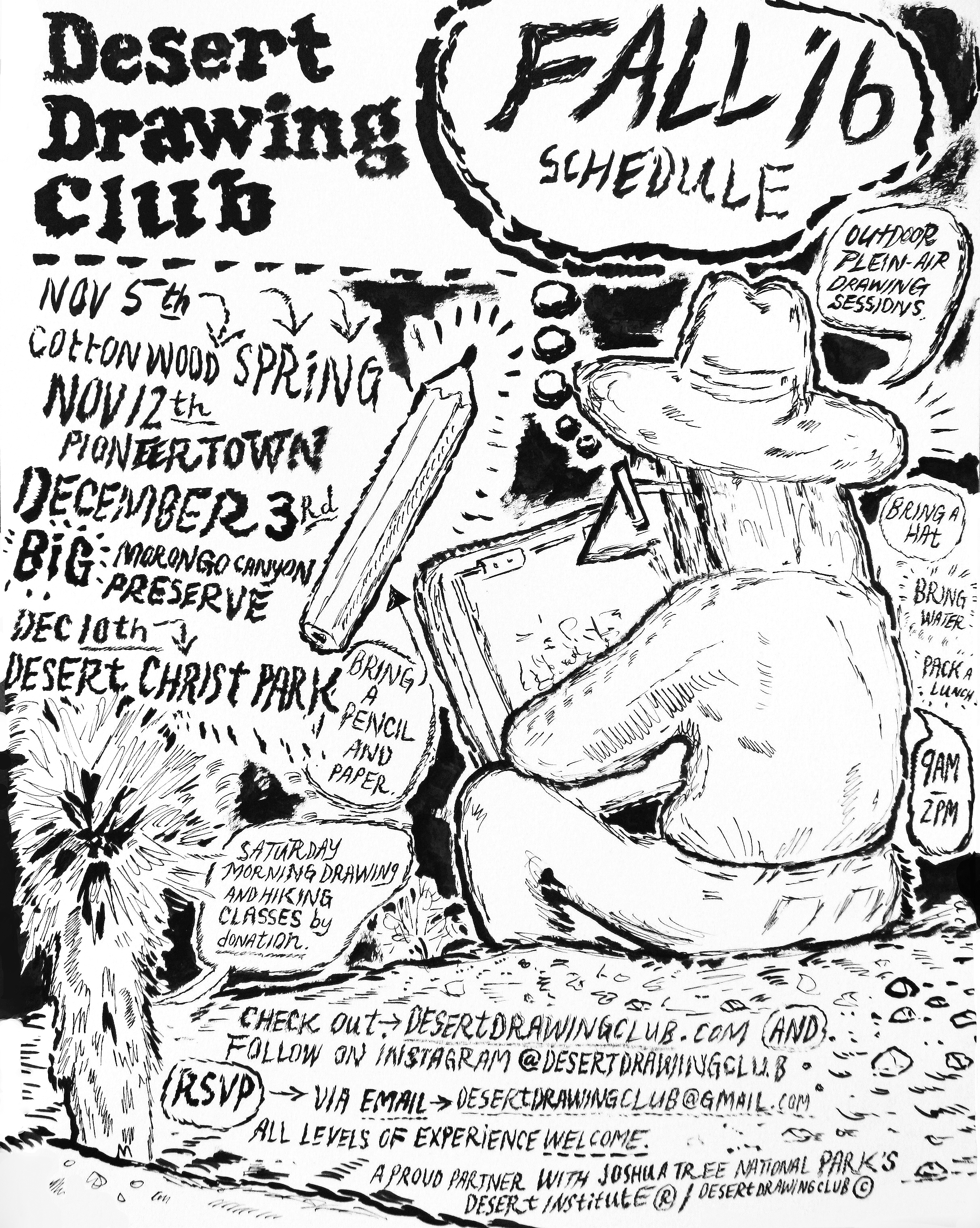 2440x3058 Schedule Desert Drawing Club
