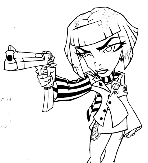 511x562 Zoe And Her Desert Eagle By Mathewsleep