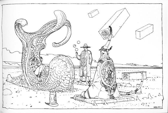 670x452 Moebius ~ 40 Days Dans Le Desert