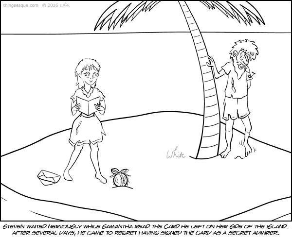 600x492 Desert Island Secret Admirer