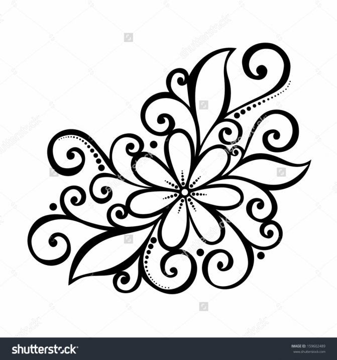 671x716 Coloring Pages Flower Drawing Designs Coloring Pages Flower