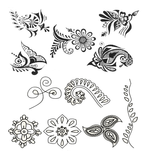 600x600 26 Original Mehndi Design For Kids To Draw