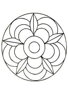 236x325 Mandalas For Kids Easy Mandala Coloring Page For Children