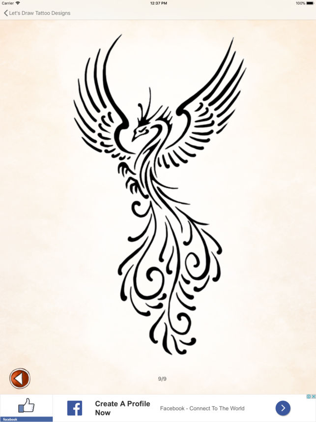 643x858 Let's Draw Tattoo Designs On The App Store