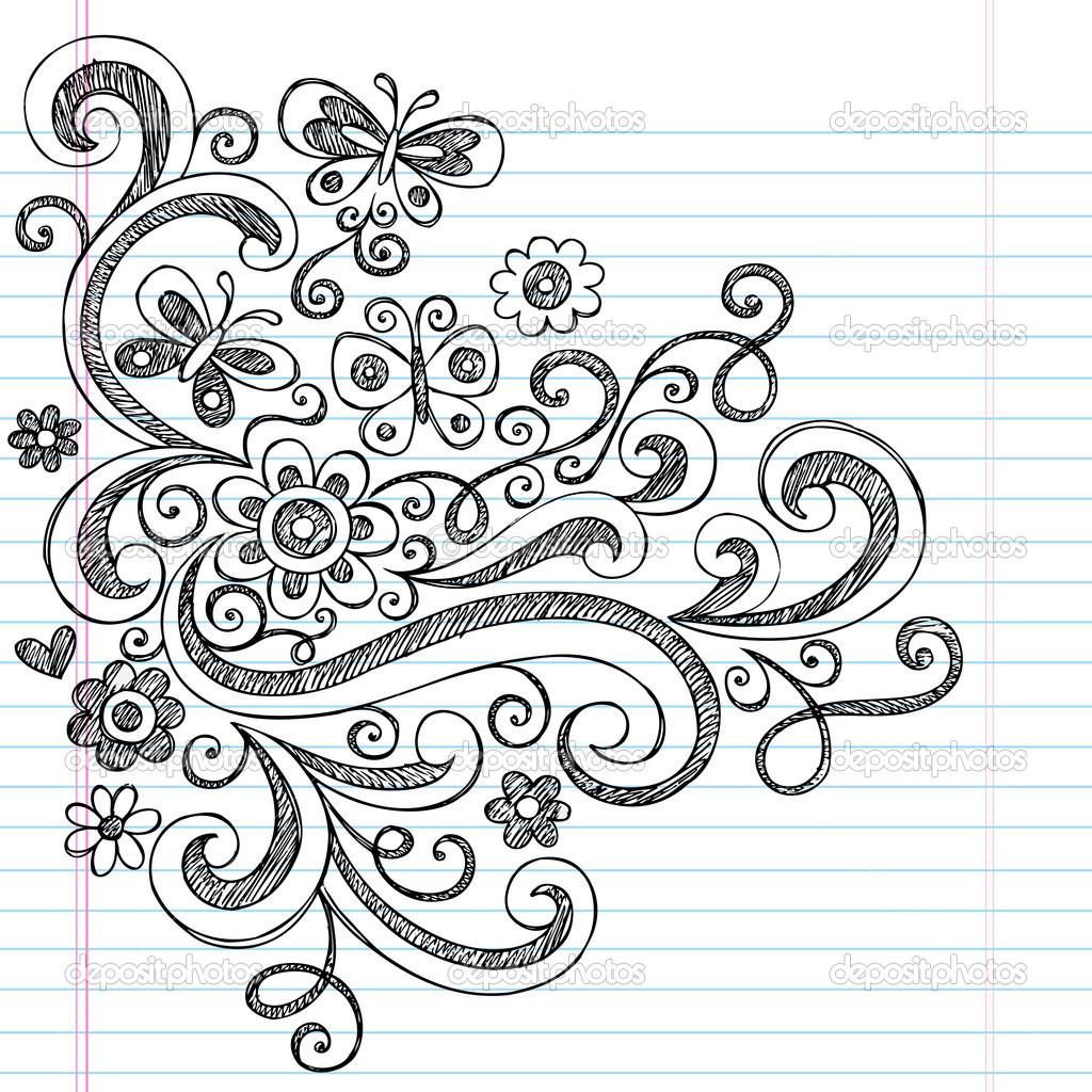 1024x1024 Easy Flower Designs To Draw On Paper