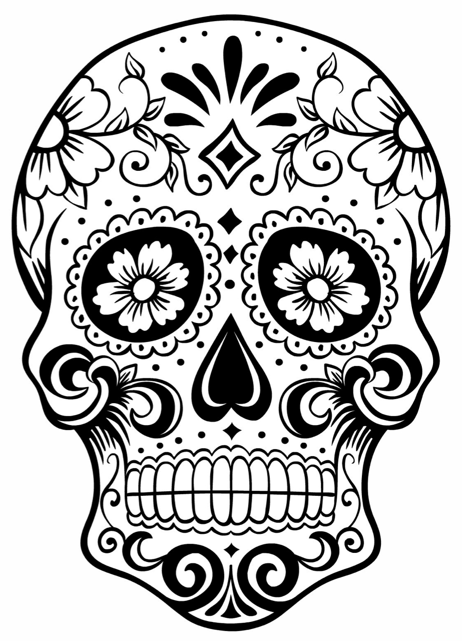 923x1280 Sugar Skull Tattoo Designs Tumblr Sugar Skull Clip Art Black